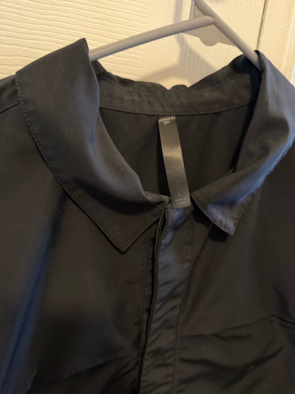 Fabletics Black Men's Lightweight Shirt Outpost Jacket - Size Large - Picture 2 of 5